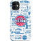 NBA Detroit Pistons Historic Blast iPhone 12 Mini Lite Case