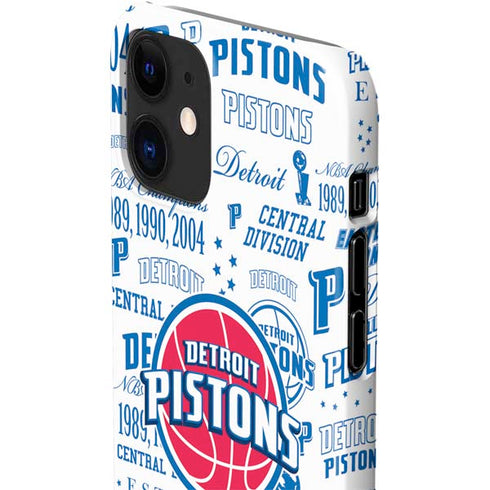 NBA Detroit Pistons Historic Blast iPhone 12 Mini Lite Case