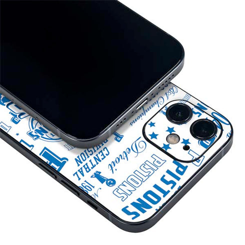NBA Detroit Pistons Historic Blast iPhone 12 Mini Skin