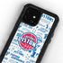 NBA Detroit Pistons Historic Blast iPhone 12 Mini Waterproof Case