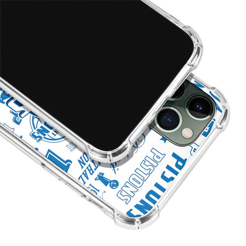 NBA Detroit Pistons Historic Blast iPhone 12 Pro Clear Case