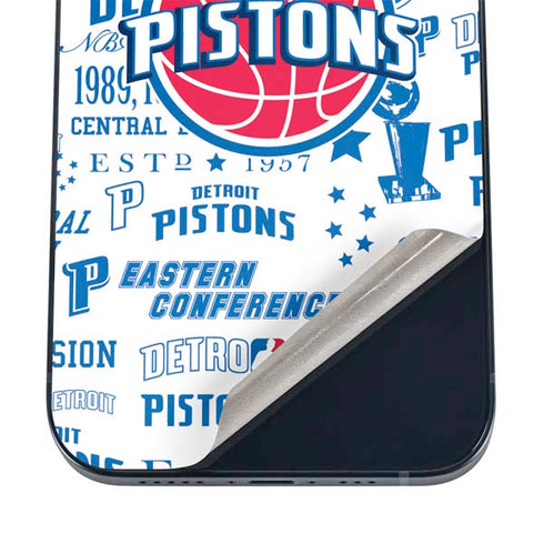 NBA Detroit Pistons Historic Blast iPhone 12 Skin