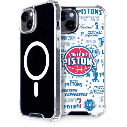 NBA Detroit Pistons Historic Blast iPhone 13 MagSafe Case