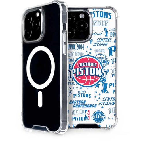 NBA Detroit Pistons Historic Blast iPhone 13 Pro Max MagSafe Case