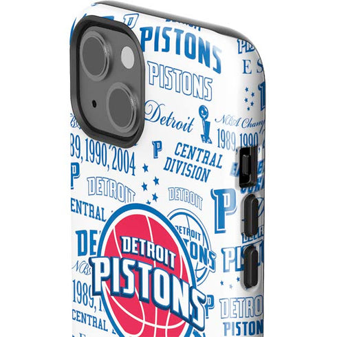 NBA Detroit Pistons Historic Blast iPhone 14 Impact Case