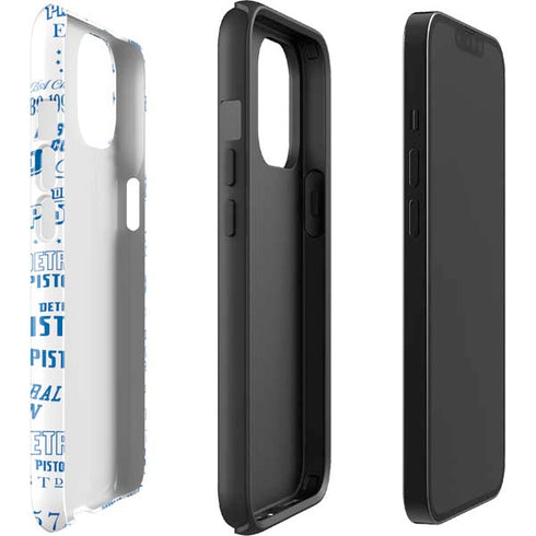 NBA Detroit Pistons Historic Blast iPhone 15 Impact Case