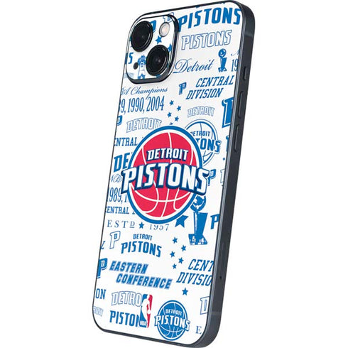 NBA Detroit Pistons Historic Blast iPhone 14 Plus Skin