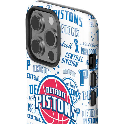 NBA Detroit Pistons Historic Blast iPhone 15 Pro Impact Case