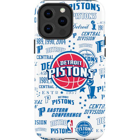 NBA Detroit Pistons Historic Blast iPhone 15 Pro Max Impact Case