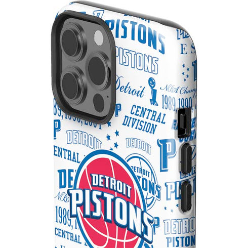 NBA Detroit Pistons Historic Blast iPhone 15 Pro Max Impact Case
