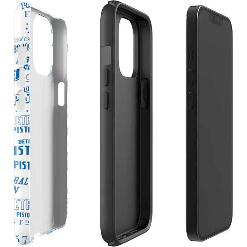 NBA Detroit Pistons Historic Blast iPhone 15 Pro Max Impact Case