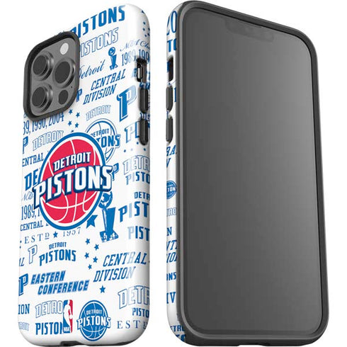 NBA Detroit Pistons Historic Blast iPhone 15 Pro Max Impact Case