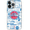 NBA Detroit Pistons Historic Blast iPhone 14 Pro Skin