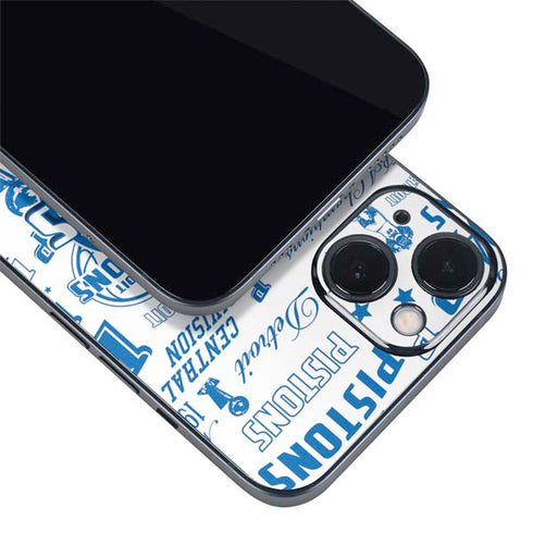 NBA Detroit Pistons Historic Blast iPhone 14 Skin