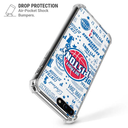 NBA Detroit Pistons Historic Blast iPhone 7/8 Plus Clear Case