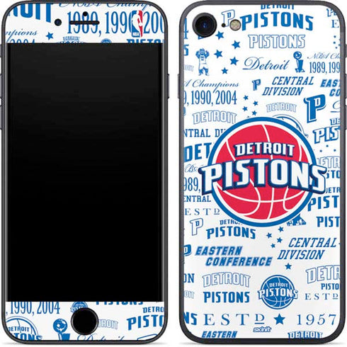NBA Detroit Pistons Historic Blast iPhone 8 Skin