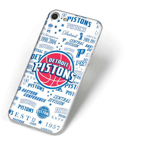 NBA Detroit Pistons Historic Blast iPhone 8 Skin