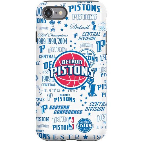 NBA Detroit Pistons Historic Blast iPhone SE (2nd & 3rd Gen) Pro Case