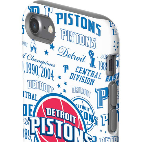 NBA Detroit Pistons Historic Blast iPhone SE (2nd & 3rd Gen) Pro Case