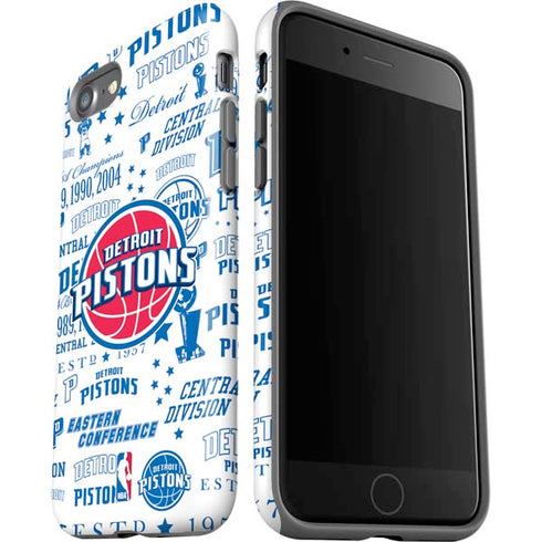 NBA Detroit Pistons Historic Blast iPhone SE (2nd & 3rd Gen) Pro Case