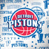 NBA Detroit Pistons Historic Blast iPhone X Skin