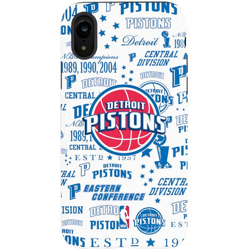 NBA Detroit Pistons Historic Blast iPhone XR Pro Case