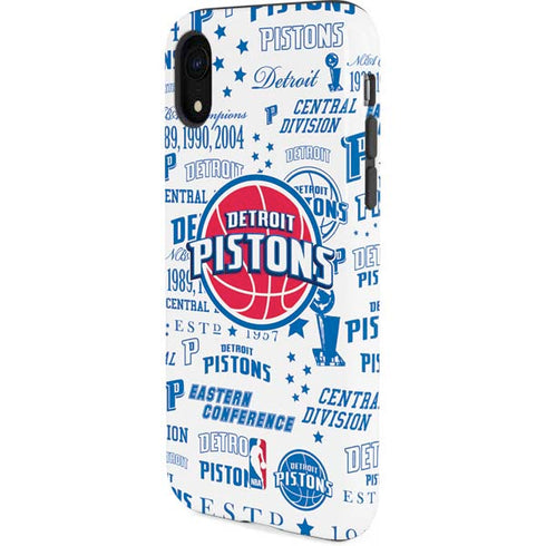 NBA Detroit Pistons Historic Blast iPhone XR Pro Case