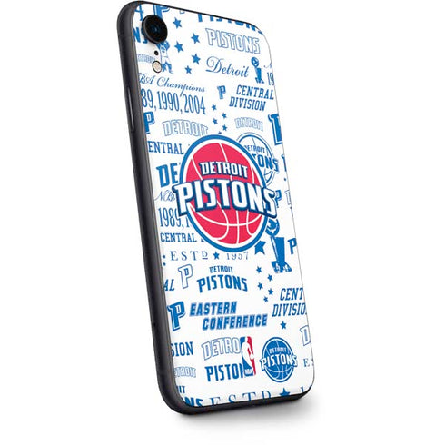NBA Detroit Pistons Historic Blast iPhone XR Skin