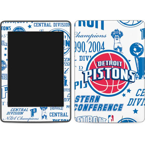 NBA Detroit Pistons Historic Blast Amazon Kindle Skin