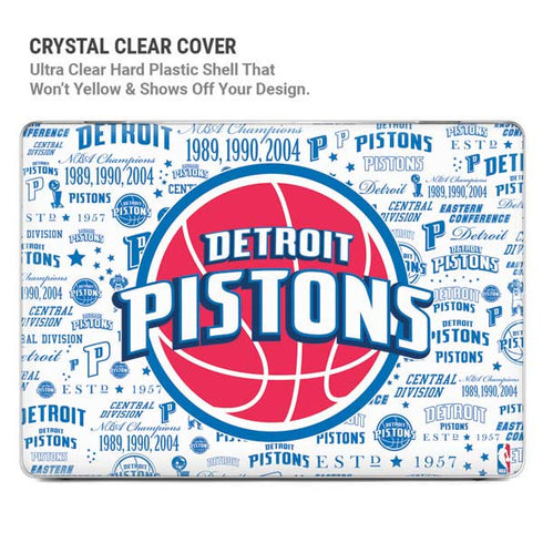 NBA Detroit Pistons Historic Blast MacBook Air 13in M1 (2021) Case plus Skin