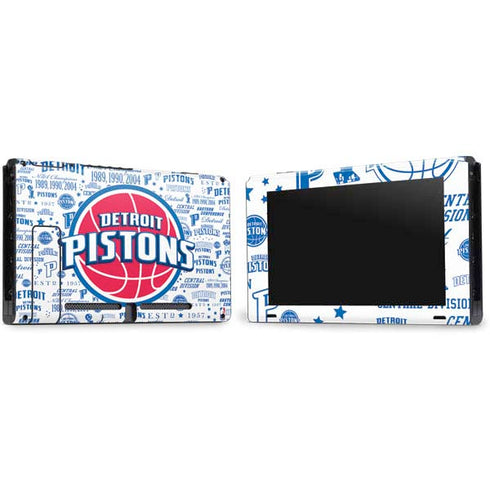 NBA Detroit Pistons Historic Blast Nintendo Skins