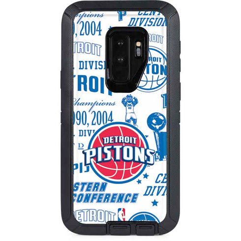 NBA Detroit Pistons Historic Blast Otterbox Defender Galaxy Skin