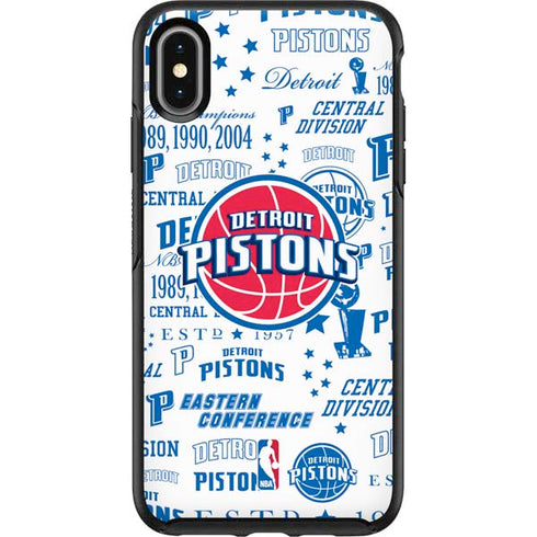 NBA Detroit Pistons Historic Blast Otterbox Symmetry iPhone Skin