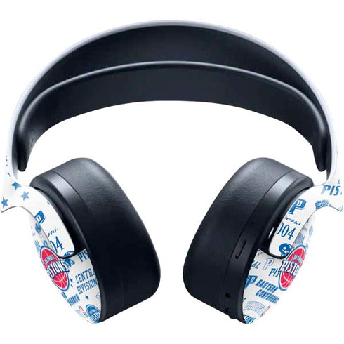 NBA Detroit Pistons Historic Blast PULSE 3D Wireless Headset for PS5 Skin