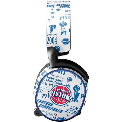 NBA Detroit Pistons Historic Blast SteelSeries Arctis 5 Skin