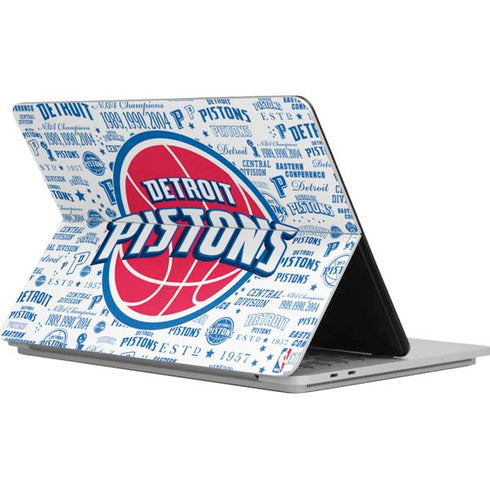 NBA Detroit Pistons Historic Blast Surface Laptop Studio Skin