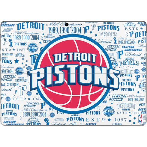 NBA Detroit Pistons Historic Blast Surface Pro 8 Skin