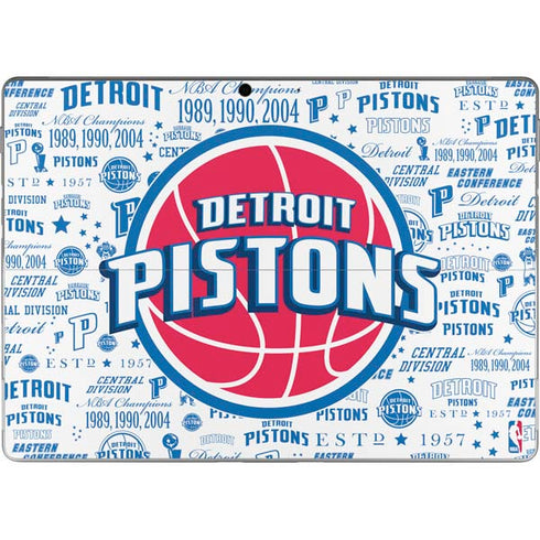 NBA Detroit Pistons Historic Blast Surface Pro 9 Skin