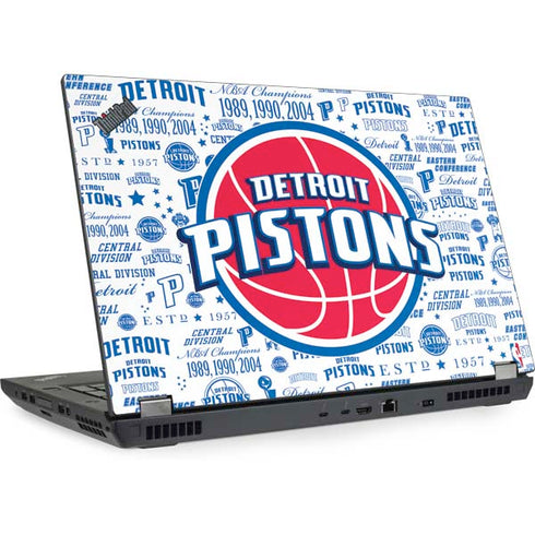 NBA Detroit Pistons Historic Blast Lenovo ThinkPad Skin