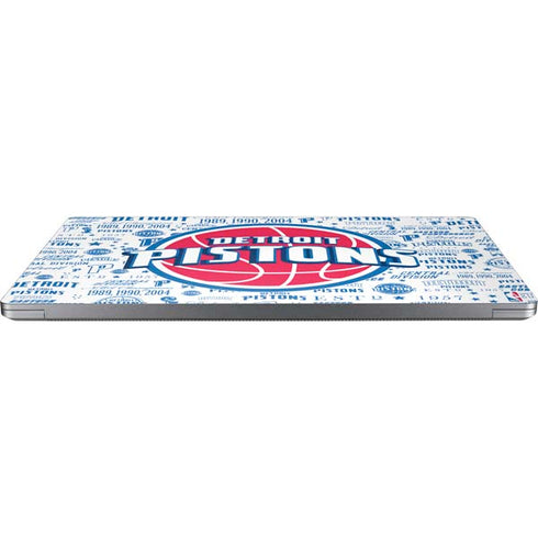 NBA Detroit Pistons Historic Blast Universal Laptop 12in (9.8 x 6.8in) Skin