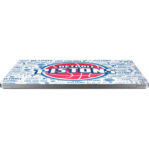 NBA Detroit Pistons Historic Blast Universal Laptop 14in (11.4 x 8.2in) Skin
