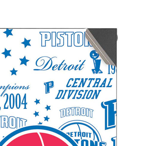 NBA Detroit Pistons Historic Blast Xbox Series X Console Skin