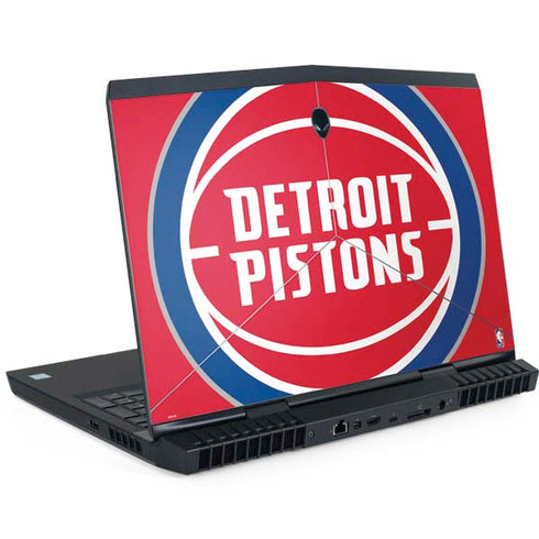 NBA Detroit Pistons Large Logo Dell Alienware Skin