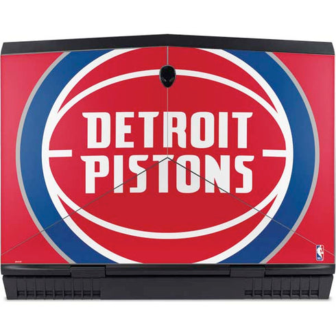 NBA Detroit Pistons Large Logo Dell Alienware Skin