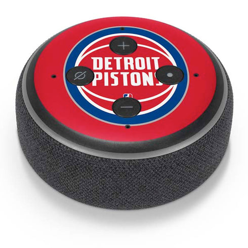 NBA Detroit Pistons Large Logo Amazon Echo Dot Skin