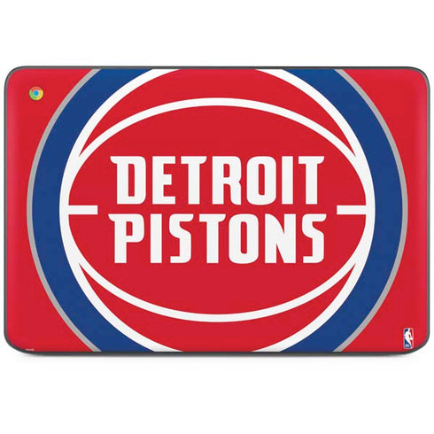 NBA Detroit Pistons Large Logo HP Chromebook Skin