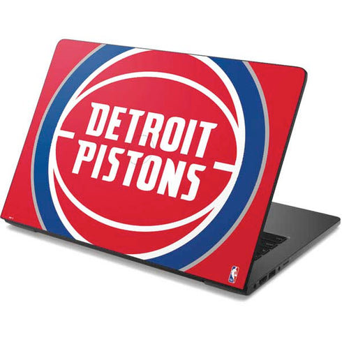 NBA Detroit Pistons Large Logo Dell Chromebook Skin