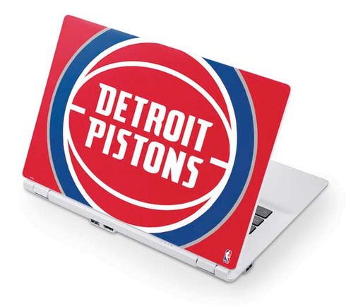 NBA Detroit Pistons Large Logo Acer Chromebook Skin