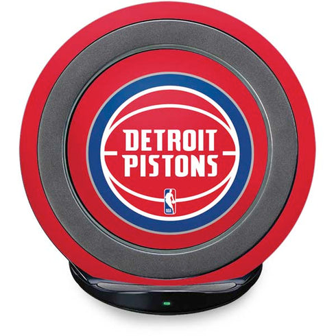 NBA Detroit Pistons Large Logo Fast Charge Wireless Charging Stand Skin