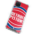NBA Detroit Pistons Large Logo Galaxy A12 Clear Case